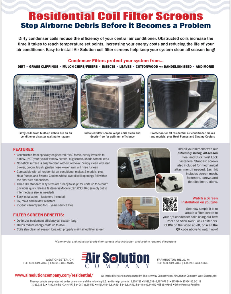 Air Solution Company-Cottonwood Filter Screens – Automated Filter Solutions